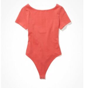 AE Pink Low Back Bodysuit